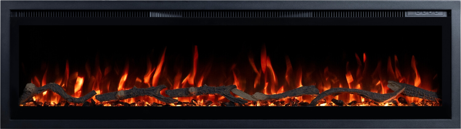 emotion-flame-kominek-elektryczny-led-regal Kominek Elektryczny LED Regal 106. Palenisko z naturalnym ogniem. Czerwone płomienie na polanach. Dostępny na kominkielektryczne.pl